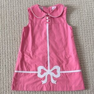 The Beaufort Bonnet Company Pink Dress with White Trim